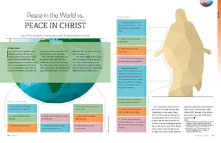Peace in the world versus Peace in Christ