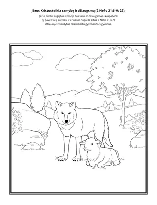 užduočių puslapis. Jėzus Kristus neša ramybę ir džiaugsmą