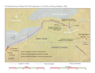 hōho’a fenua nō te mau ārea nō New York, Pennsylvanie ’e Ohio i te Fenua Marite, matahiti 1831