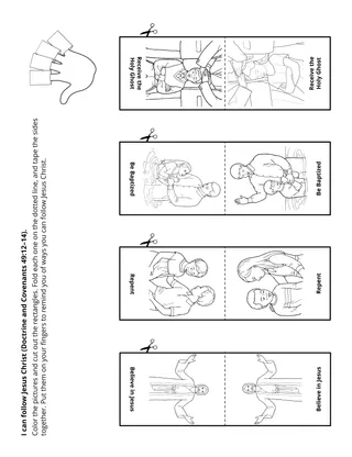 activity page: I can follow Jesus Christ