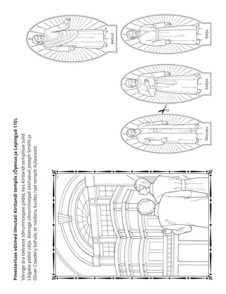 tegevusleht: preesterluse võtmed taastati Kirtlandi templis