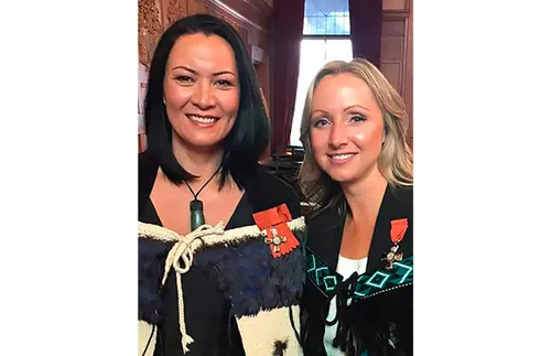 picture of author and her friend