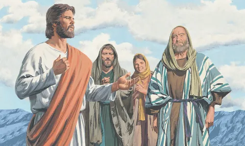 Jesus teaching disciples