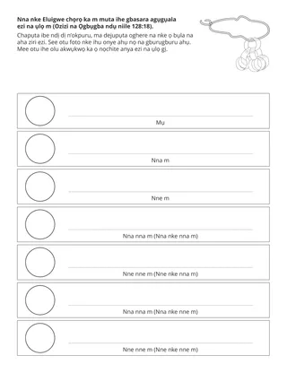 ihu akwụkwọ ihe omume maka ụmụntakịrị