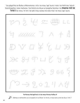 Translation of the Book of Mormon coloring page