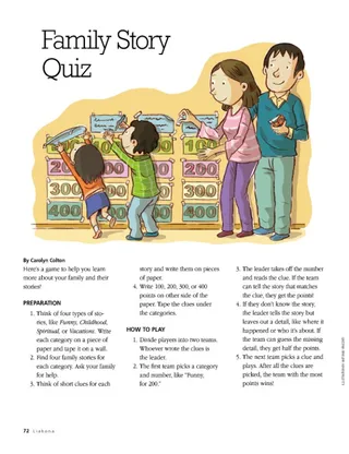 family story quiz