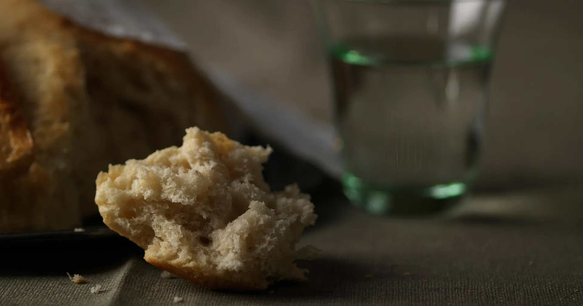 Bread and water for sacrament