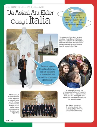 Elder Gong Visits Italy