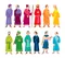 Illustration of different men wearing different outfits representing the 12 Tribes