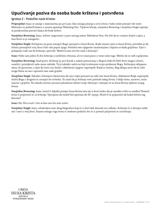 Upućivanje poziva da osoba bude krštena i potvrđena