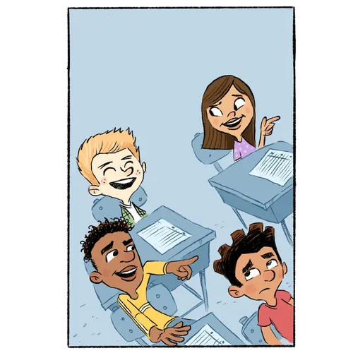 young people at school