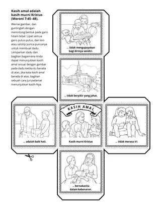 halaman kegiatan: Kasih amal adalah kasih murni Kristus