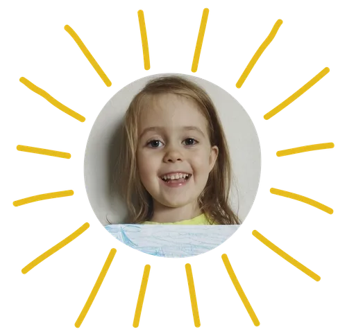 Headshot of a smiling girl