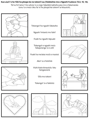 peesi ʻekitivitií: ʻoku tokoniʻi ʻe he pīsopé e kau mēmipa ʻo e uōtí