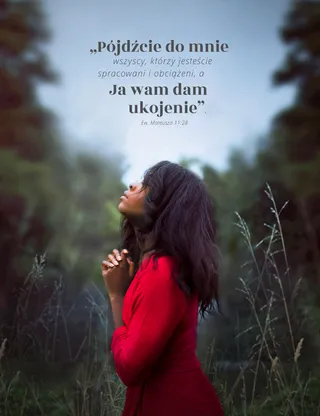 plakat „Pójdźcie do mnie”