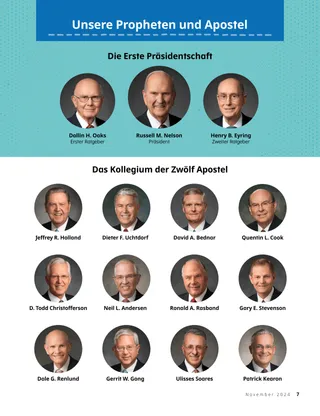 Übersicht (PDF) mit den Generalautoritäten