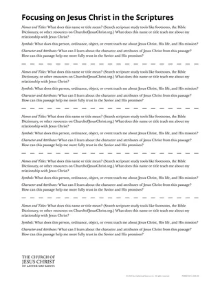 Scripture Study Skills Handout 03