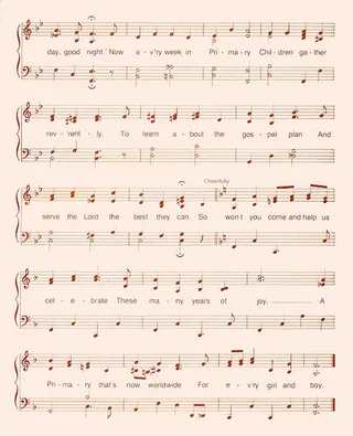 Music, A Happy Birthday to the Primary