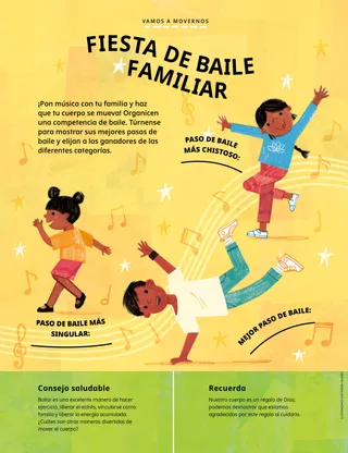 Niños bailando