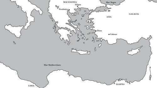 mapa del Mediterráneo oriental