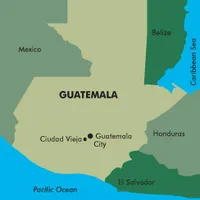 map of Guatemala