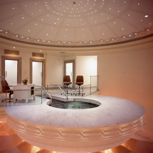 Baptistry in the Preston England Temple