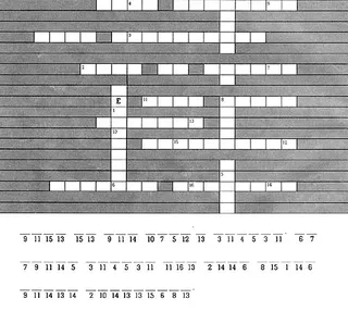 Crossword puzzle