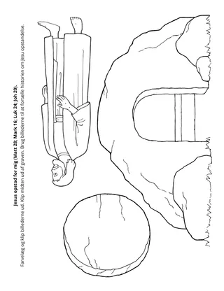 Primary aktivitetsside: Jesus genopstod for mig