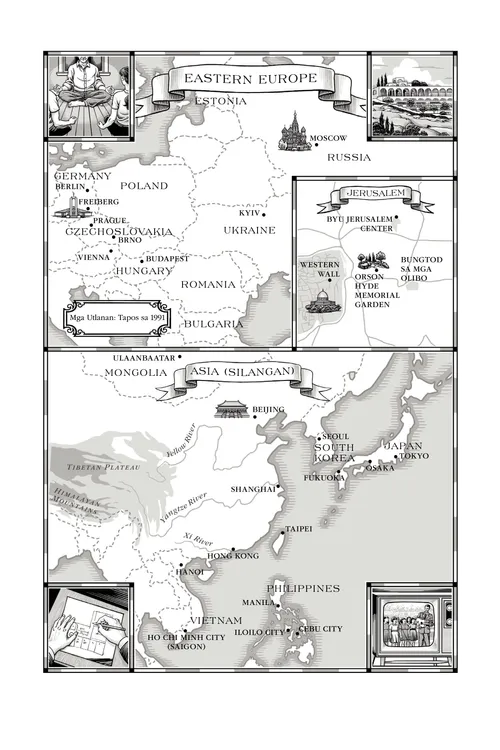 mapa sa silangang Uropa ug Asia