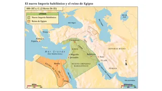 Mapa del Imperio Neobabilónico en 600–587 a. C.
