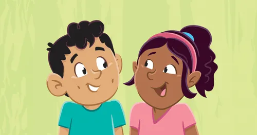 Margo and Paolo talking