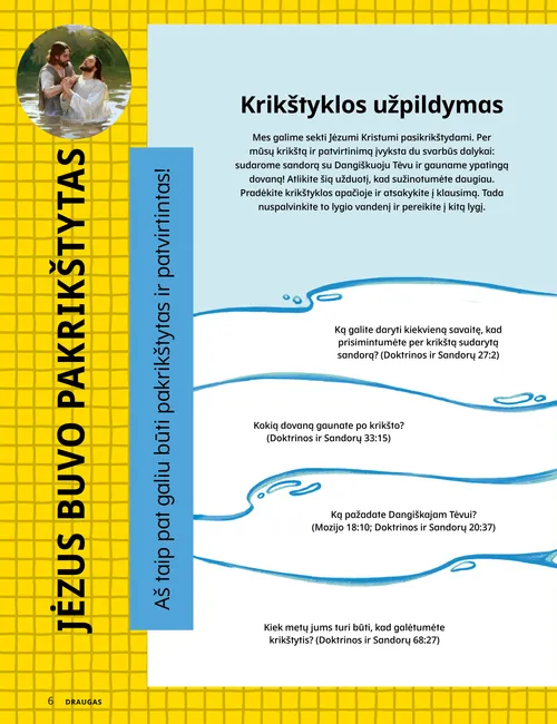 Puslapis PDF formatu su  mergaitės krikšto spalvinimo puslapiu