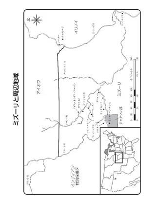 map of Missouri area