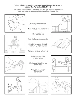 halaman aktiviti untuk kanak-kanak