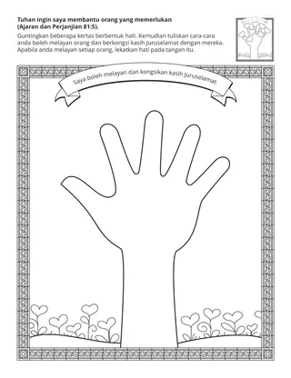 halaman aktiviti untuk kanak-kanak