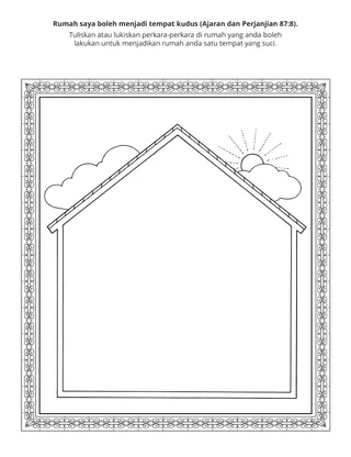halaman aktiviti untuk kanak-kanak
