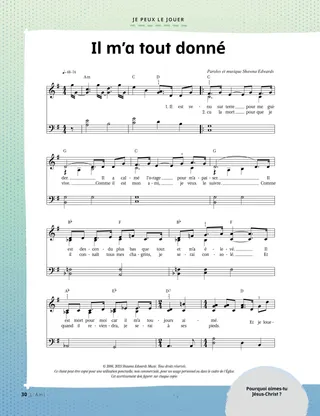 Partition au format PDF