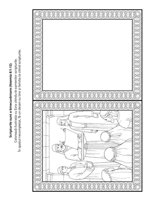 pagină cu activități: Scripturile sunt o binecuvântare