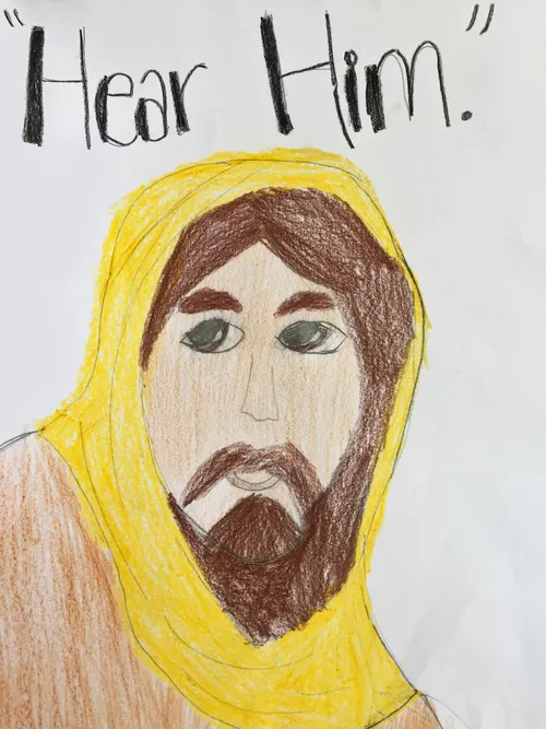 Raegan drawing of Jesus Christ