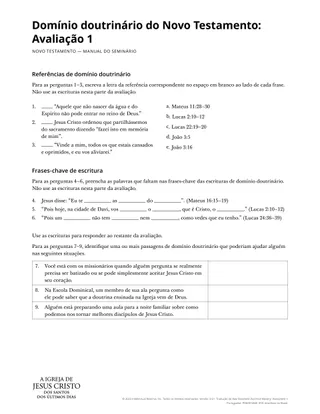 New Testament Seminary Teacher Manual - 2023