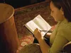 young woman studying the scriptures
