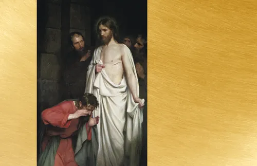 Resurrected Christ with Thomas