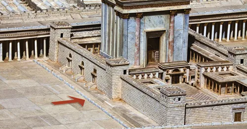 Jerusalem model Temple closeup_161