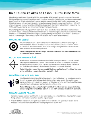 Ko e Teuteu ke Akoʻi ha Lēsoni Teuteu ki he Moʻuí