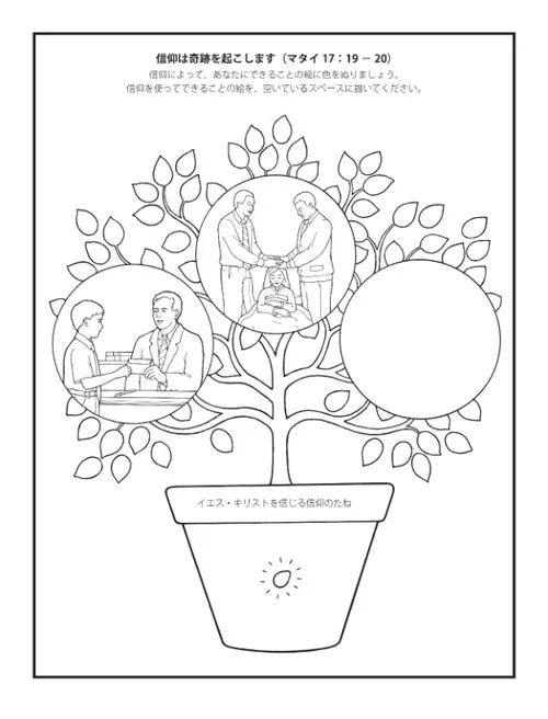 活動ページ—信仰は奇跡をもたらします