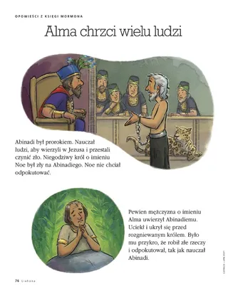 Alma baptizes many people 1