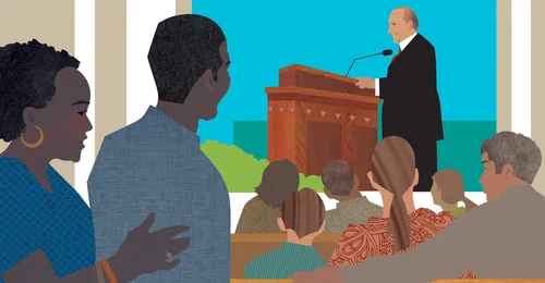 youth listening to prophet