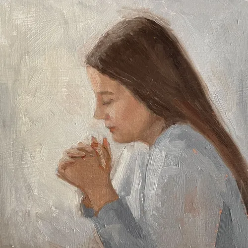 woman praying
