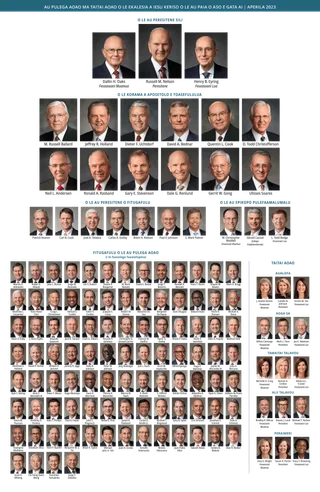 Siata o loo faaalia ai taitai o le Ekalesia.