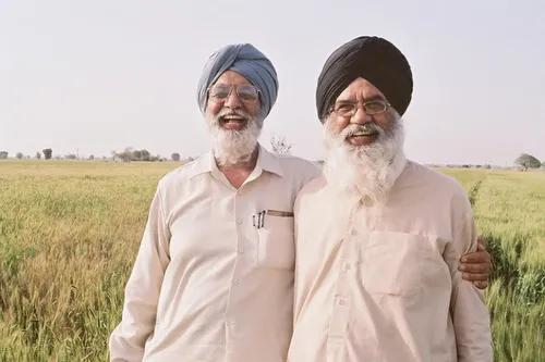 Gurcharan Singh Gill and his brother Bachittar